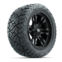 GTW Shogun Gloss Black 15 in Wheels with 23x10.00-R15 Maverick All-Terrain Tires – Full Set
