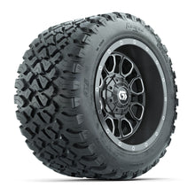GTW® Volt Gunmetal 12 in Wheels with 20X10-12 Nomad Steel Belt Radial All-Terrain Tires – Full Set