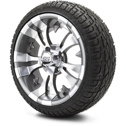 MODZ® 14" Vampire Gunmetal Wheels & Street Tires Combo