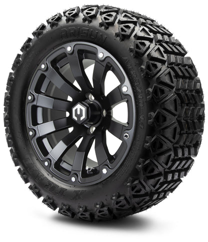 MODZ® 14" Bomber Matte Black Wheels & Off-Road Tires Combo