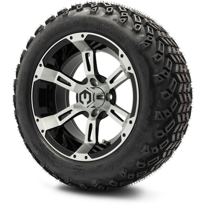 MODZ® 14" Ambush Machined Black Wheels & Off-Road Tires Combo