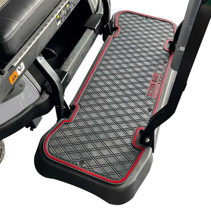 Xtreme Floor Mats for EZGO L6 Rear Seat Mat - Black/Red