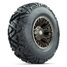 GTW® Stellar Matte Bronze 12 in Wheels with 25X10-12 Barrage Mud Tires – Full Set
