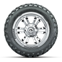 GTW® Shogun Chrome 14 in Wheels with 23X10-14 Rogue All-Terrain Tires - Full Set