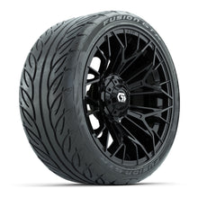 Set of (4) 15 in GTW® Stellar Black Wheels with 215/40-R15 Fusion GTR Street Tires