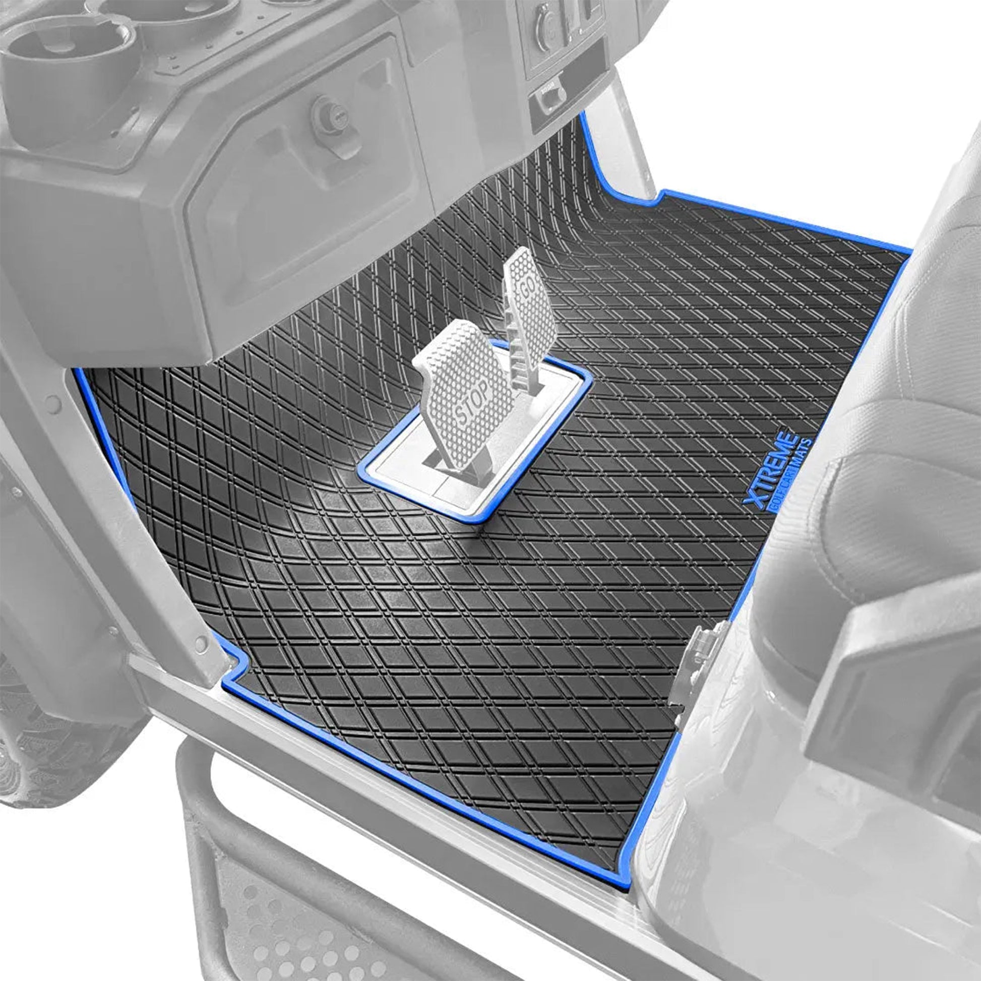 Xtreme Floor Mats for Advanced EV Advent 4 - Black/Blue