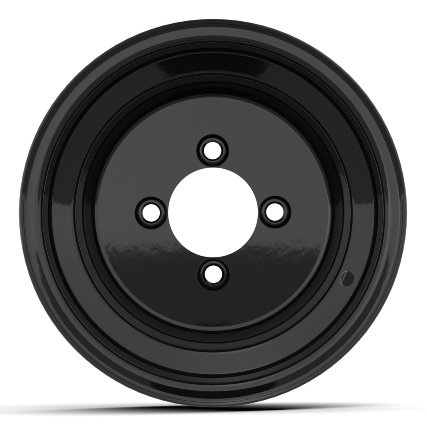 10'' Matte Black Steel Wheel (3:5 Offset)