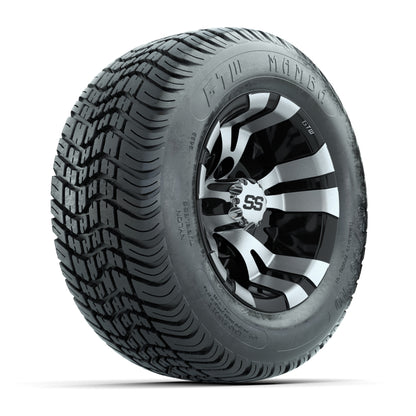Set of (4) 10 in GTW Vampire Wheels with 205/50-10 GTW Mamba Street Tires