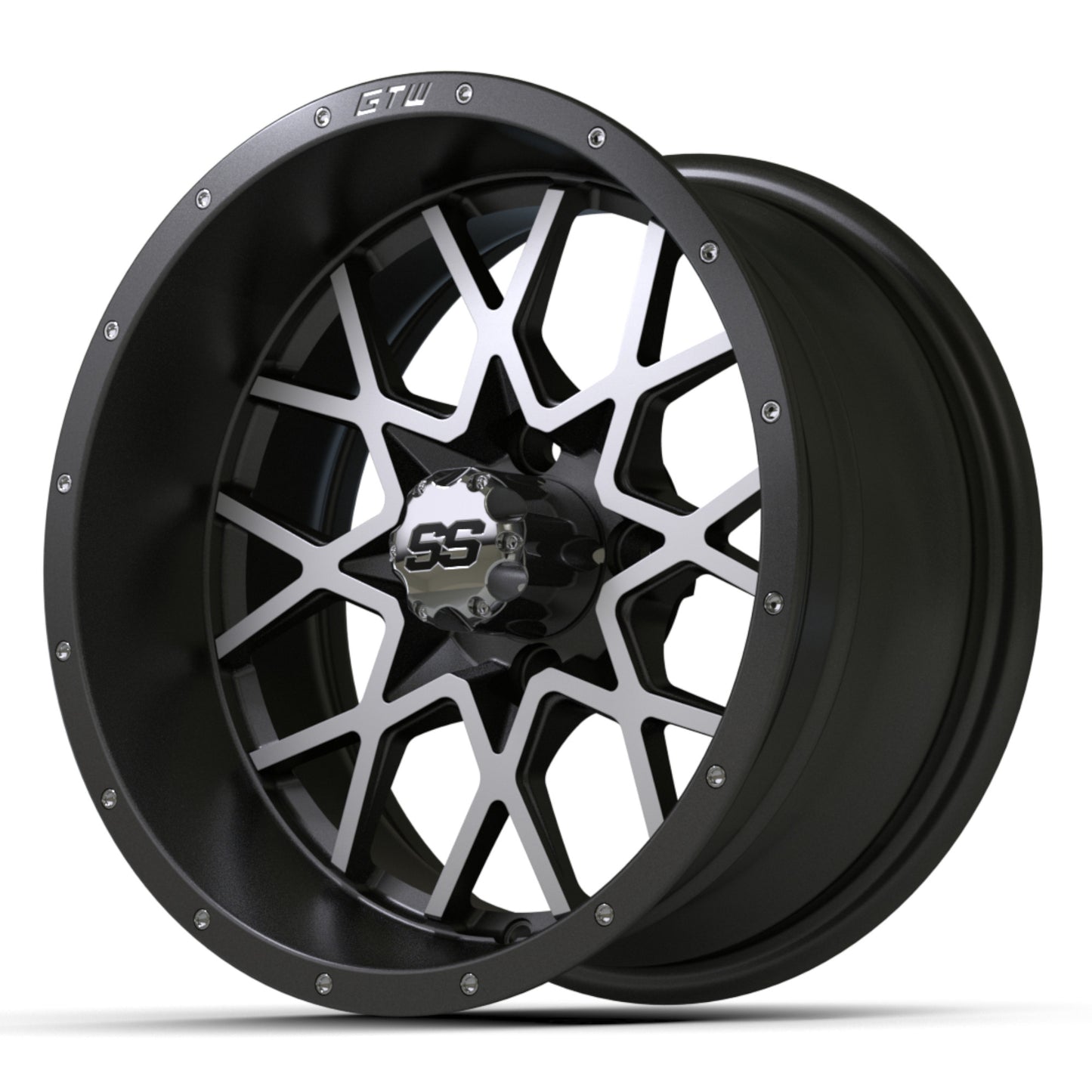 GTW® 14″ Vortex Wheel – Matte Grey/Machined
