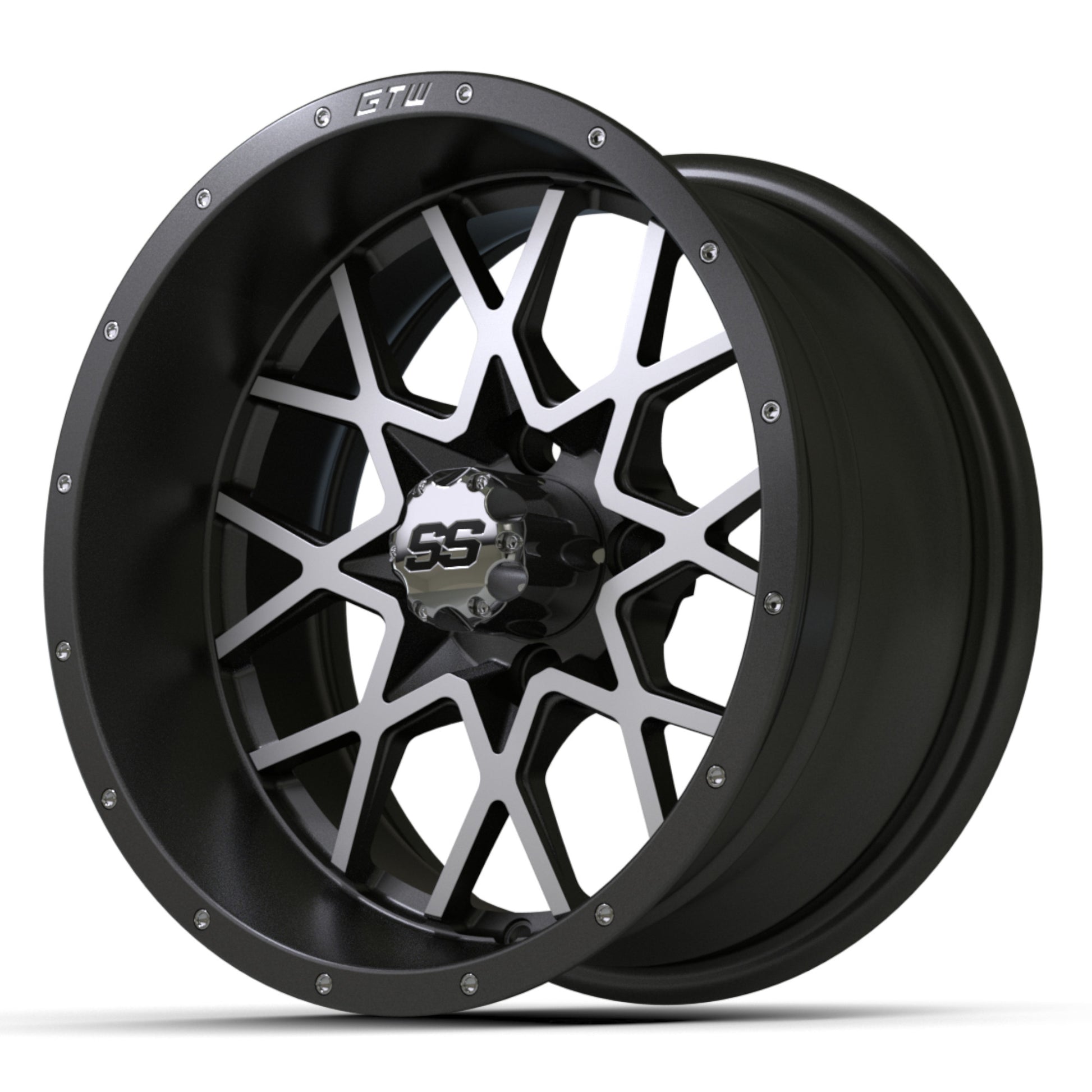 GTW® 14″ Vortex Wheel – Matte Grey/Machined