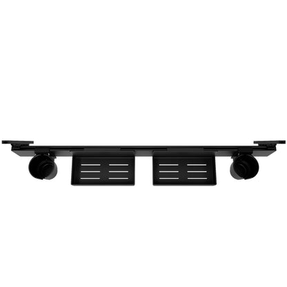 CADDYBARTM with Two Trays and Two Oversized Cup Holders Bundle