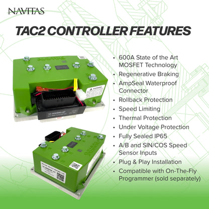 ICON / Advanced EV Navitas 440-Amp 48-Volt AC Upgrade TAC2 Controller Kit w/Bluetooth