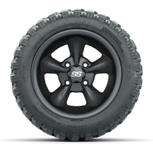 GTW® Godfather Matte Gray 12 in Wheels with 22X11-R12 Nomad Steel Belt Radial All-Terrain Tires – Full Set