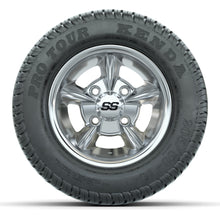 GTW Godfather Chrome 10 in Wheels with 205/50-10 Kenda Pro Tour Street Tires – Full Set