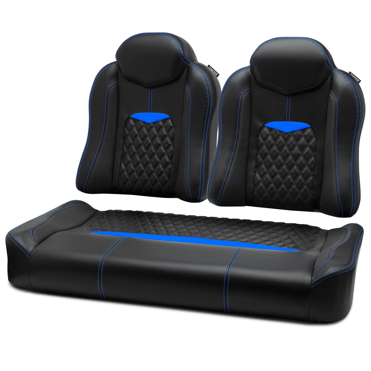 MODZ® FS3 FRONT SEAT FOR CLUB CAR & EZGO - BLACK BASE