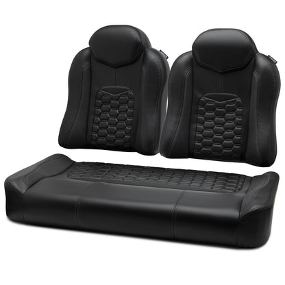 MODZ® FS3 FRONT SEAT FOR CLUB CAR & EZGO - BLACK BASE