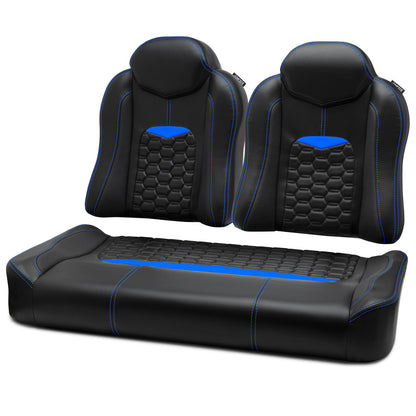 MODZ® FS3 FRONT SEAT FOR CLUB CAR & EZGO - BLACK BASE