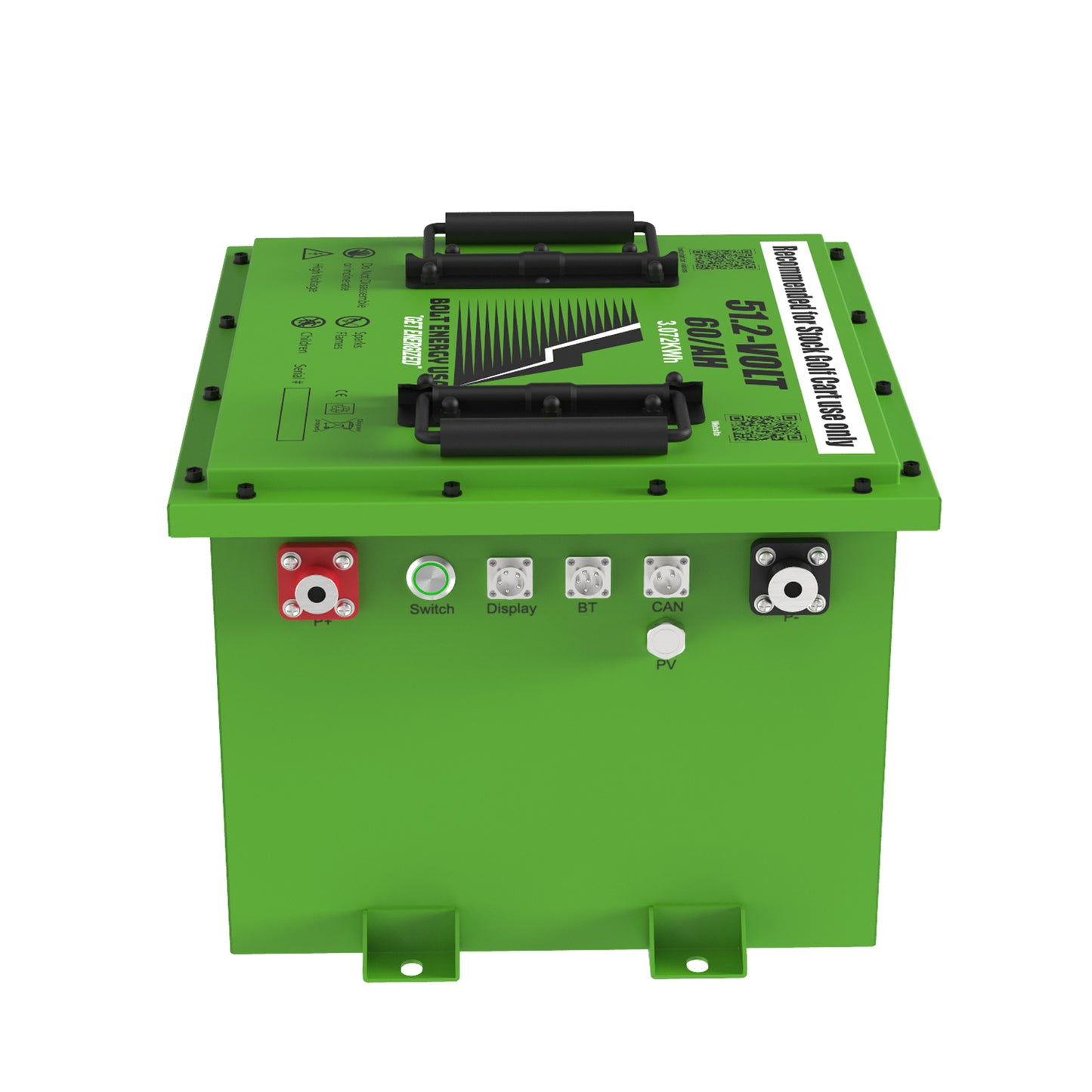 Bolt Energy MadJax E4, 51V 60AH Square Standard Battery Kit