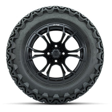 GTW Spyder Matte Black 14 in Wheels with 23x10-14 GTW Predator All-Terrain Tires – Full Set
