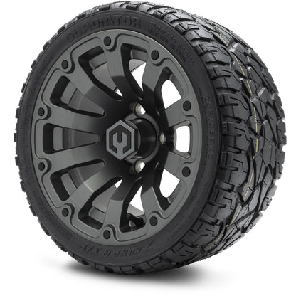 MODZ® 12" Bomber Matte Gunmetal Wheels & Off-Road Tires Combo