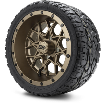 MODZ® 12" Vortex Matte Bronze Wheels & Off-Road Tires Combo