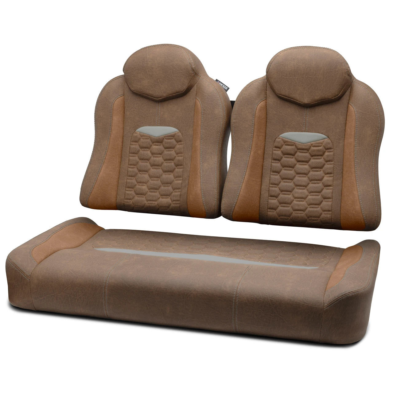 MODZ® FS3 FRONT SEAT FOR CLUB CAR & EZGO - BROWN BASE