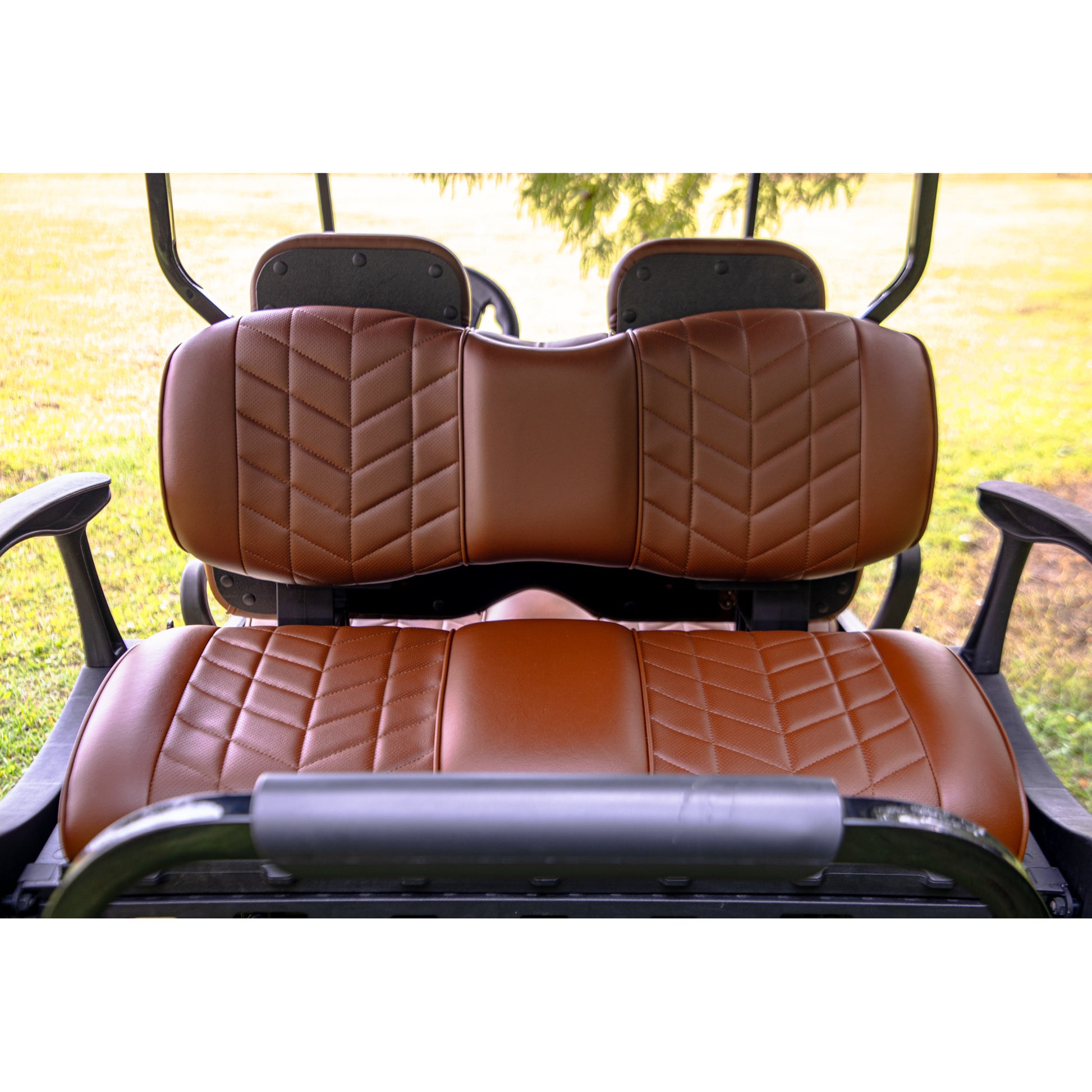 MadJax Aviator Coffee Rear Seat Cushions for ICON i40 Golf Carts