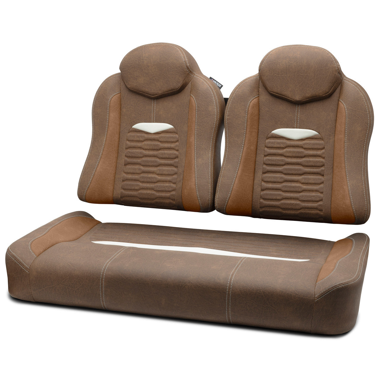 MODZ® FS3 FRONT SEAT FOR CLUB CAR & EZGO - BROWN BASE