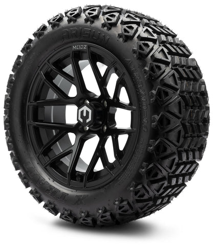 MODZ® 14" Matrix Matte Black Wheels & Off-Road Tires Combo