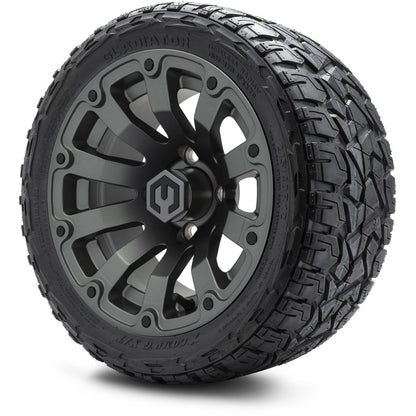 MODZ® 12" Bomber Matte Gunmetal Wheels & Off-Road Tires Combo