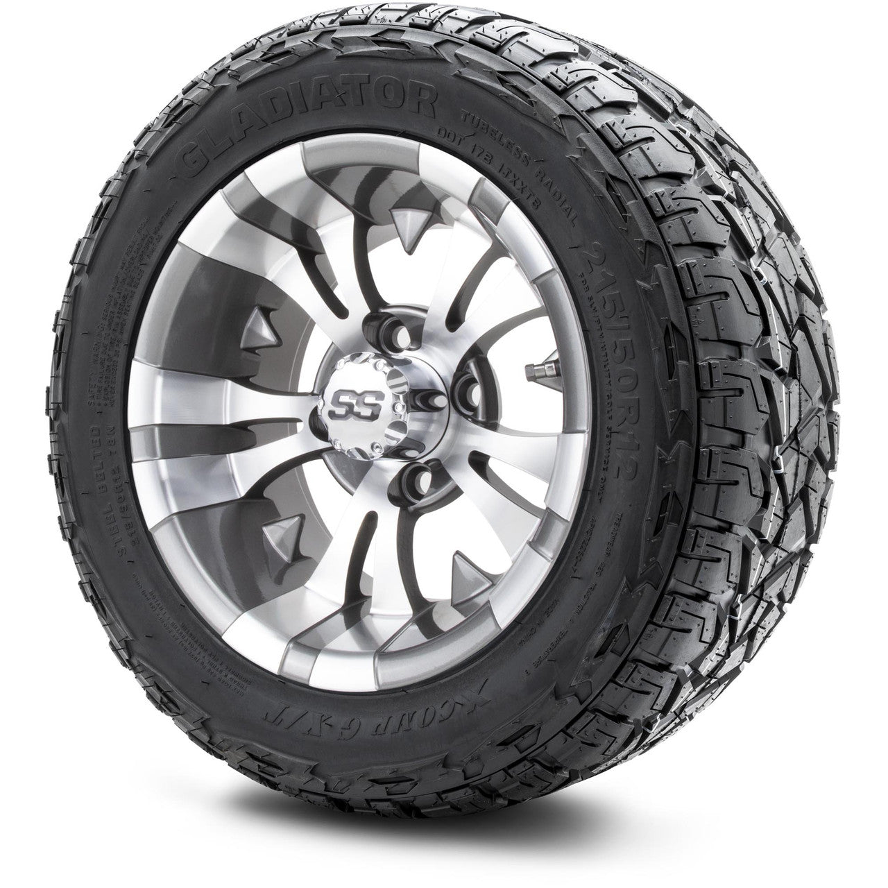 MODZ® 12" Vampire Gunmetal Wheels & Off-Road Tires Combo