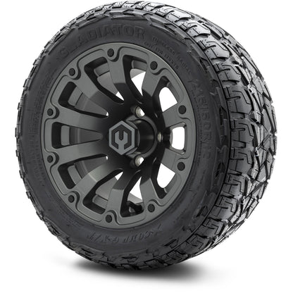 MODZ® 12" Bomber Matte Gunmetal Wheels & Off-Road Tires Combo