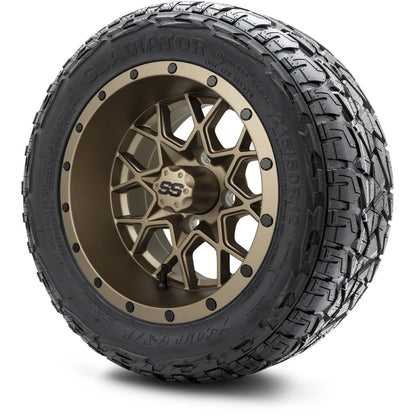 MODZ® 12" Vortex Matte Bronze Wheels & Off-Road Tires Combo