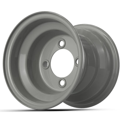 8″ Club Car Grey Steel Wheel (Centered)