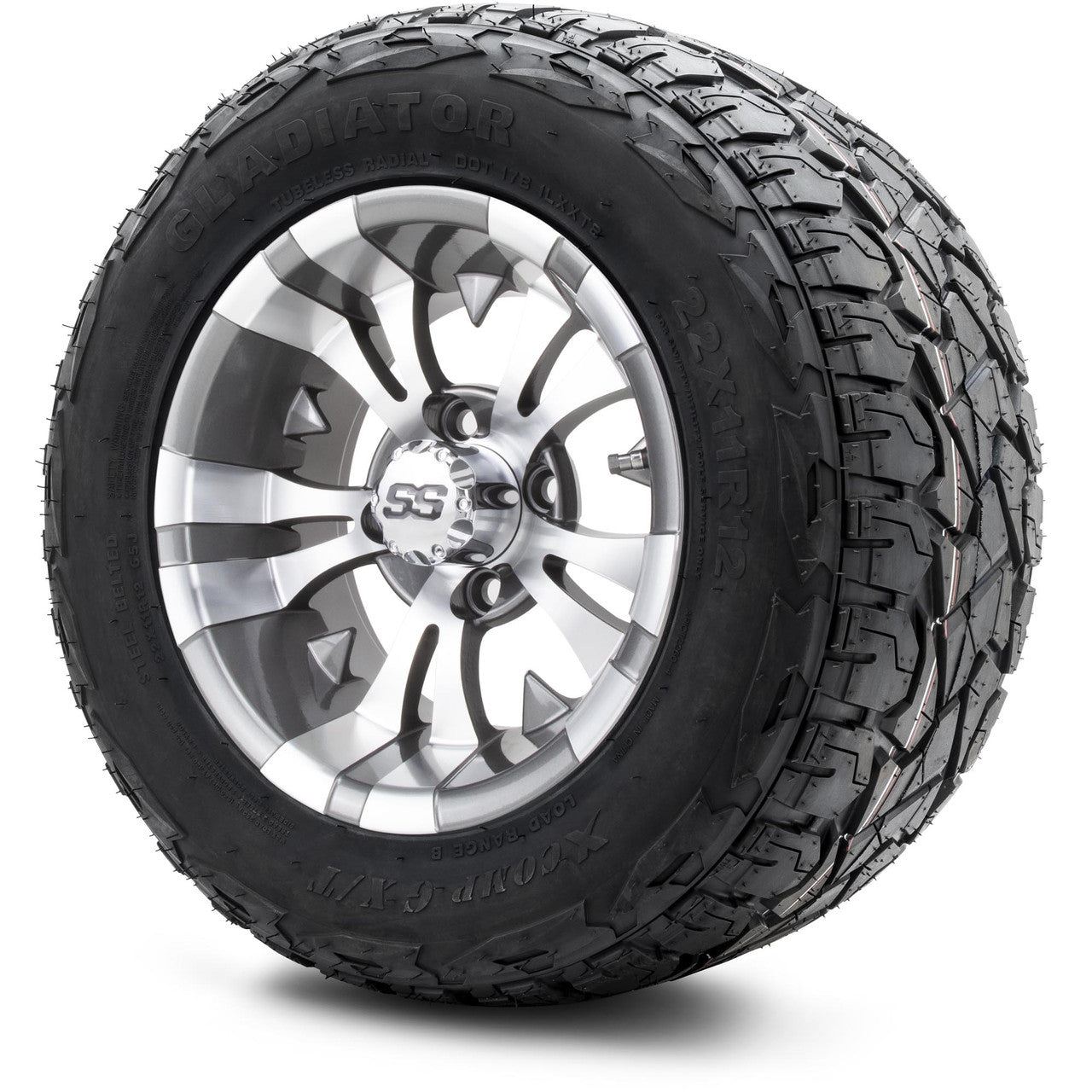 MODZ® 12" Vampire Gunmetal Wheels & Off-Road Tires Combo
