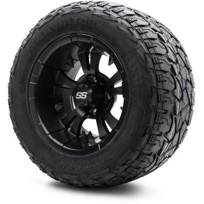 MODZ® 12" Vampire Matte Black Wheels & Off-Road Tires Combo