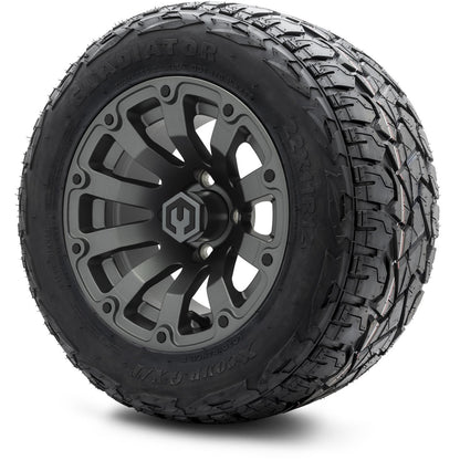 MODZ® 12" Bomber Matte Gunmetal Wheels & Off-Road Tires Combo