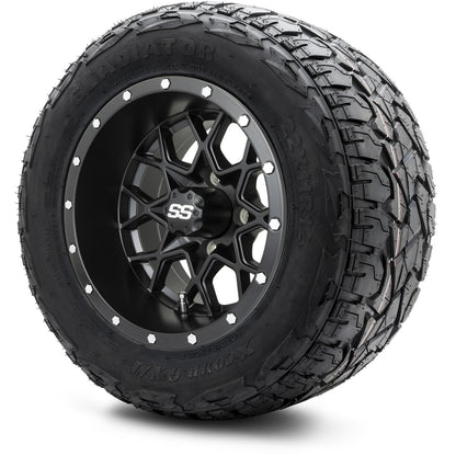 MODZ® 12" Vortex Matte Black Wheels & Off-Road Tires Combo