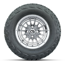 GTW Boost Chrome 12 in Wheels with 23x10.00-R12 Maverick All-Terrain Tires – Full Set