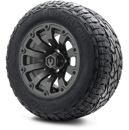 MODZ® 12" Bomber Matte Gunmetal Wheels & Off-Road Tires Combo