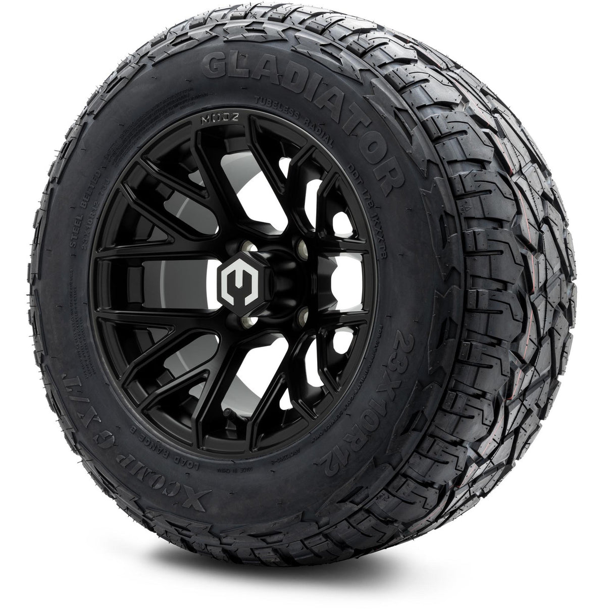 MODZ® 12" Matrix Matte Black Wheels & Off-Road Tires Combo