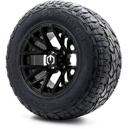 MODZ® 12" Matrix Matte Black Wheels & Off-Road Tires Combo