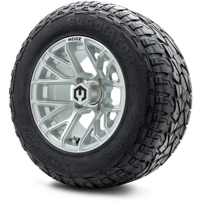MODZ® 12" Matrix Silver Wheels & Off-Road Tires Combo