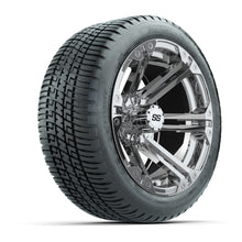 GTW Specter Chrome 14 in Wheels with 19in Fusion Street Tires – Set of 4