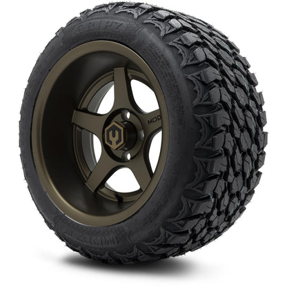 MODZ® 14" Maverick Matte Bronze Wheels & Off-Road Tires Combo