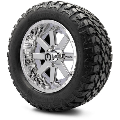 MODZ® 14" Assault Chrome Wheels & Off-Road Tires Combo