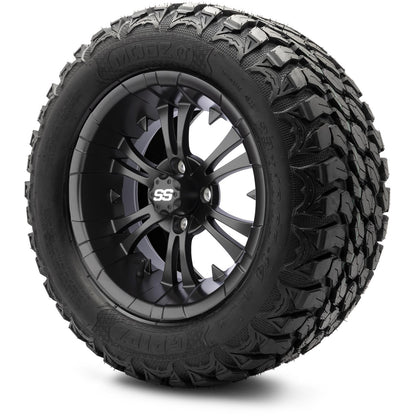 MODZ® 14" Vampire Matte Black Wheels & Off-Road Tires Combo