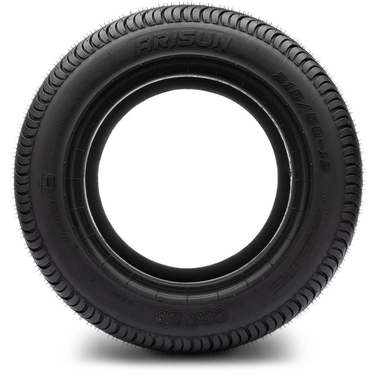 Arisun Cruze Street Golf Cart Tire 215/50-12 DOT (4 Ply)