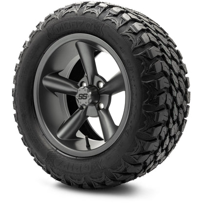 MODZ® 14" Godfather Gunmetal Wheels & Off-Road Tires Combo