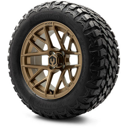 MODZ® 14" Matrix Matte Bronze Wheels & Off-Road Tires Combo